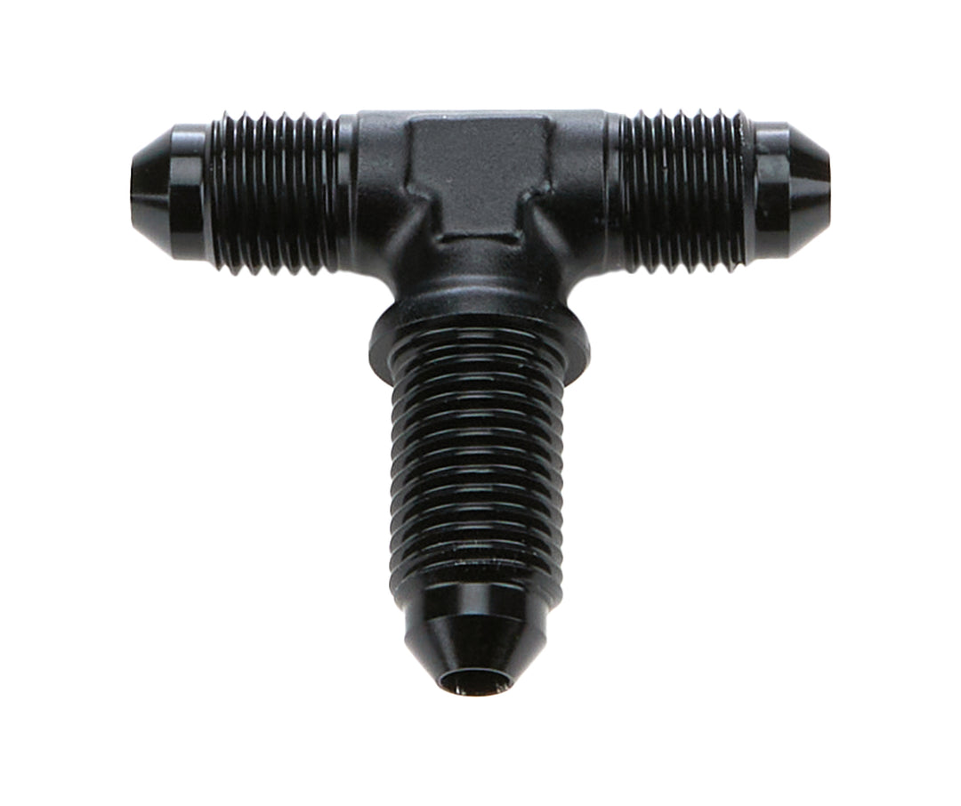 Allstar Fitting Bulkhead Tee Tee On The Side 4 AN Male x 4 AN Male x 4 AN Male Bulkhead Aluminum ALL49631