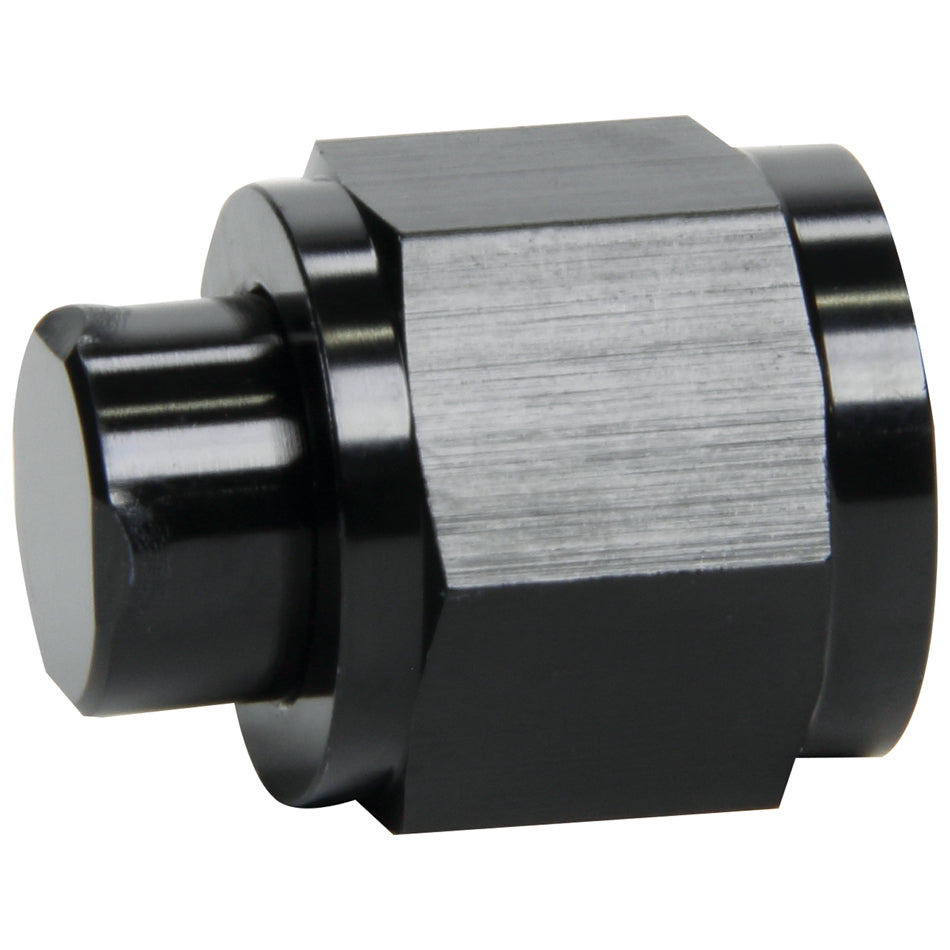 Allstar Fitting Cap 10 AN Aluminum Black Anodized ALL49674