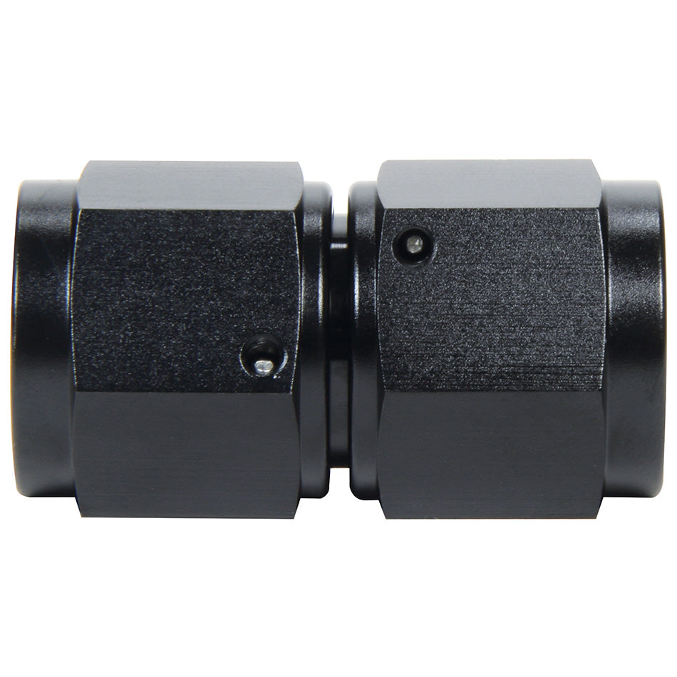Allstar Fitting Adapter Straight 6 AN Female Swivel to 6 AN Female Swivel Aluminum Black ALL49702