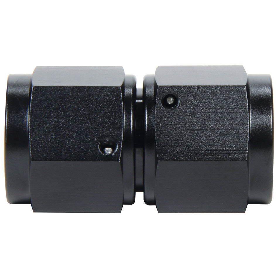 Allstar Fitting Adapter Straight 8 AN Female Swivel to 8 AN Female Swivel Aluminum Black ALL49704