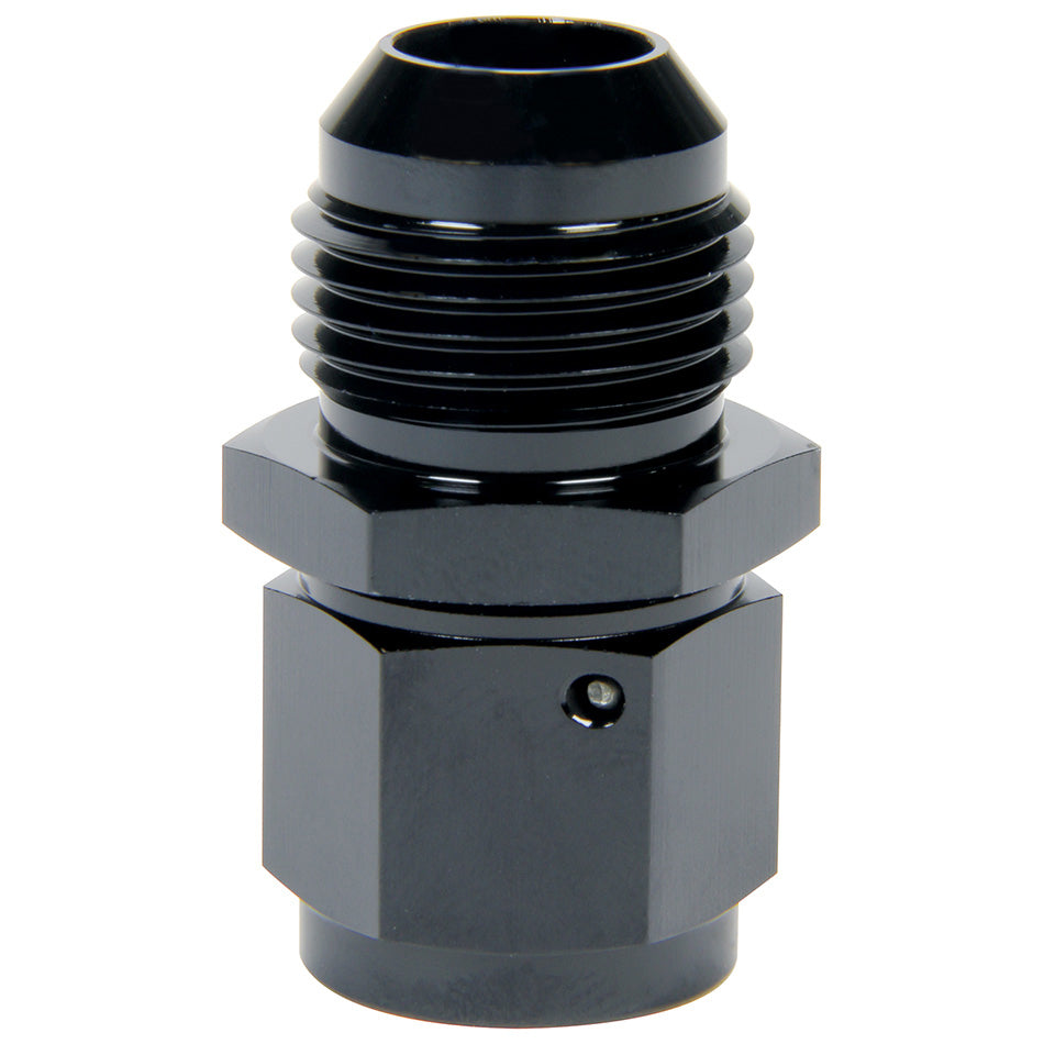 Allstar Fitting Adapter Straight 10 AN Female Swivel to 12 AN Male Aluminum Black Anodized ALL49754