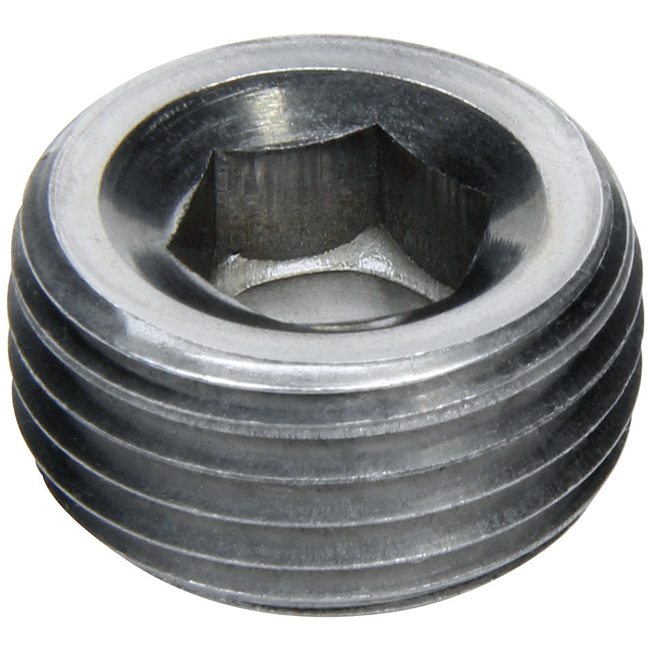 Allstar Fitting Plug 3/8" NPT Allen Head Steel Zinc Oxide Pair ALL49813
