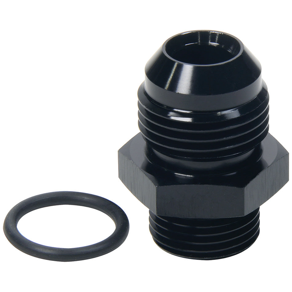 Allstar Fitting Adapter Straight 10 AN Male to 8 AN Male O-Ring Aluminum Black Anodized ALL49847