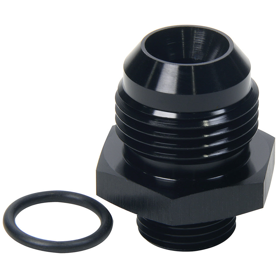 Allstar Fitting Adapter Straight 12 AN Male to 8 AN Male O-Ring Aluminum Black Anodized ALL49852