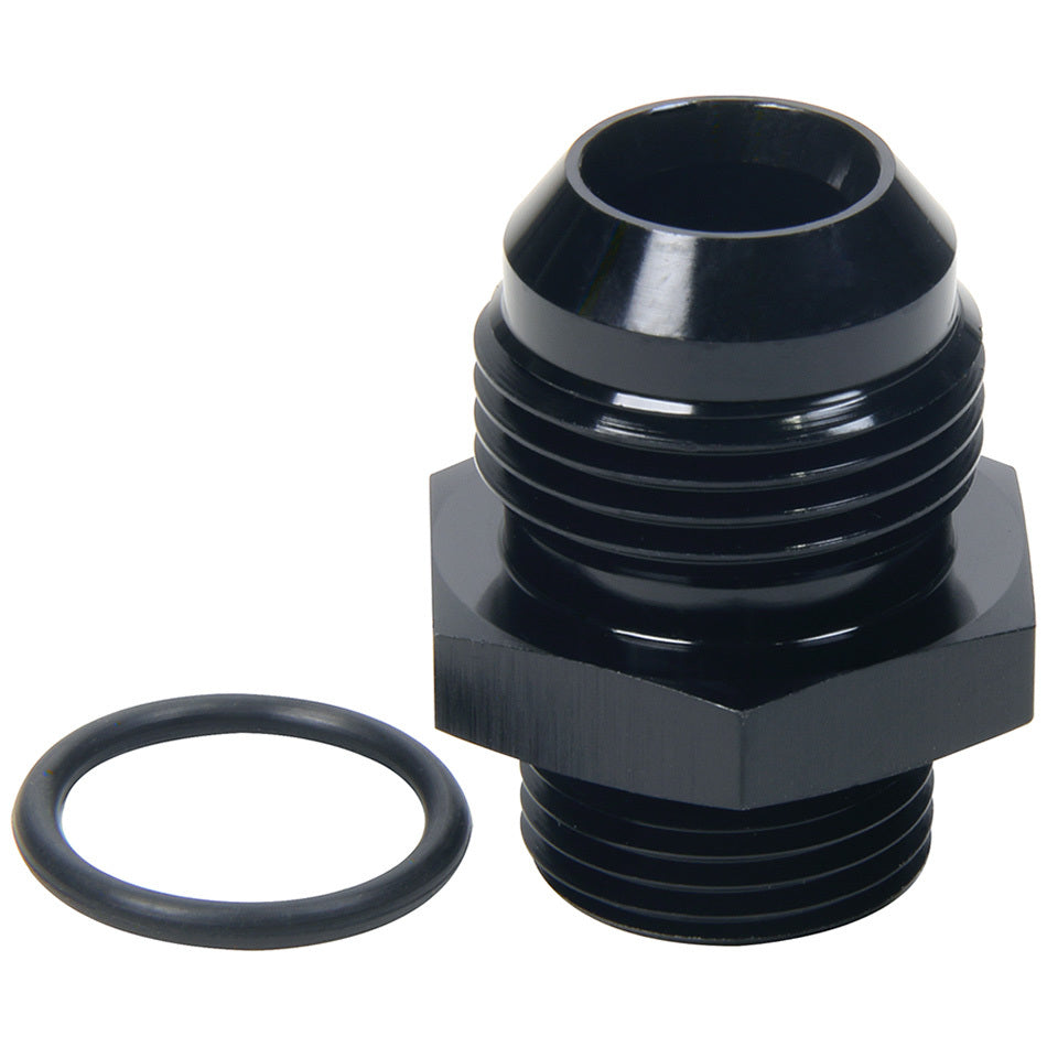 Allstar Fitting Adapter Straight 12 AN Male to 10 AN Male O-Ring Aluminum Black Anodized ALL49853