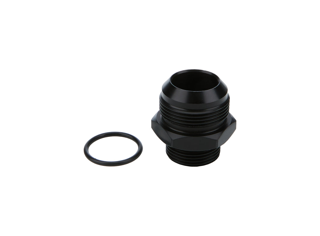 Allstar Fitting Adapter Straight 16 AN Male O-Ring to 20 AN Male Aluminum Black Anodized ALL49859
