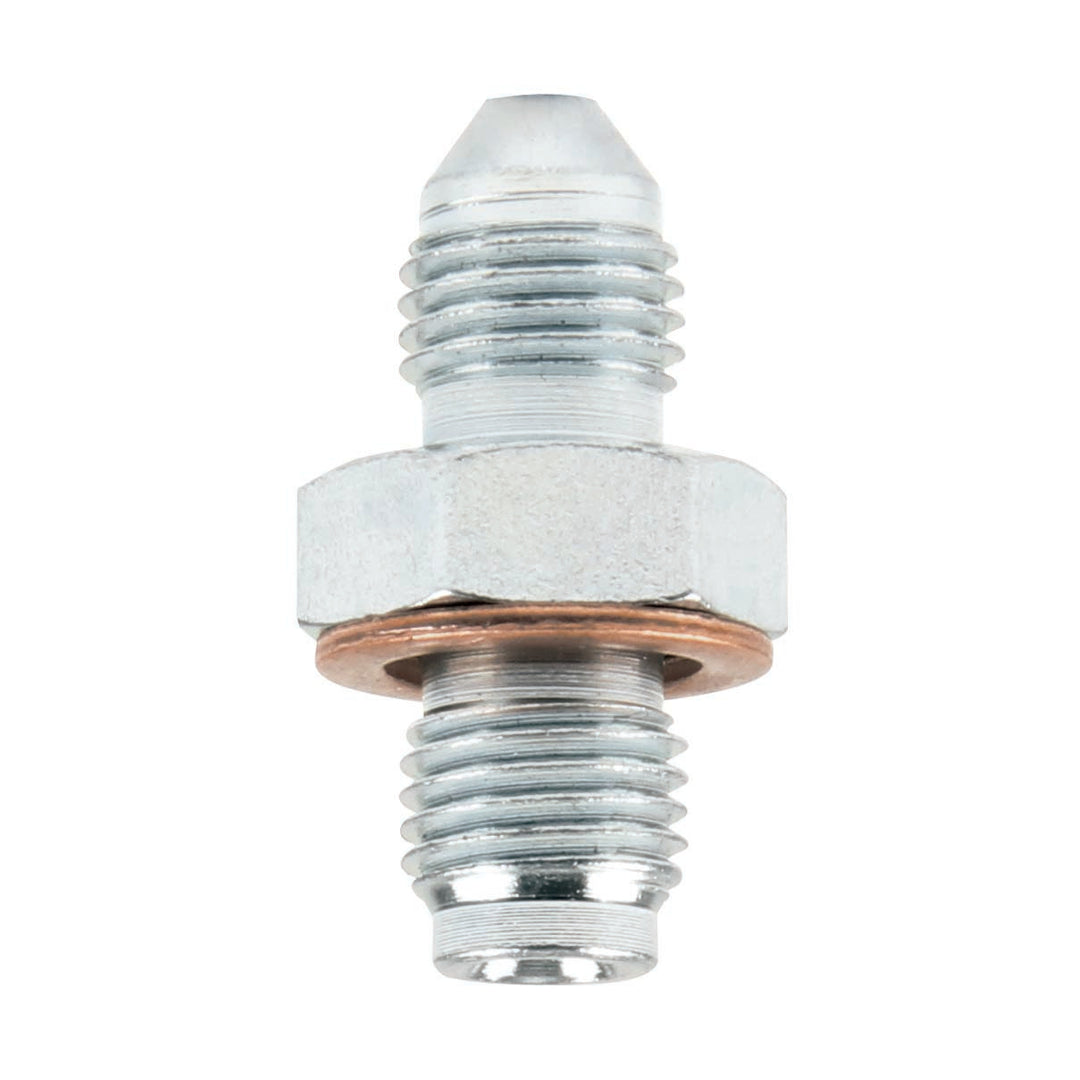 Allstar Fitting Adapter Straight 3 AN Male to 3/8"-24 Inverted Flare Male Steel Brake Pair ALL50029