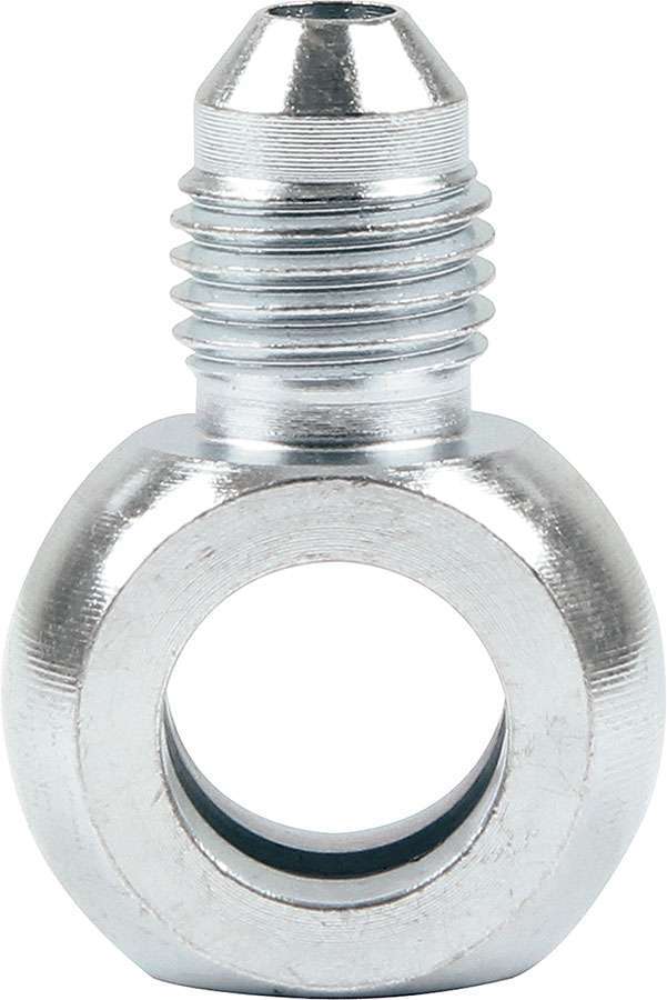 Allstar Fitting Adapter Banjo Straight 4 AN Male to 7/16" Banjo Steel Zinc Oxide Pair ALL50063