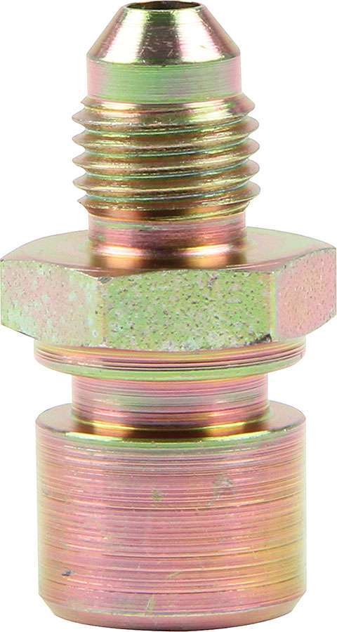 Allstar Brake Line Adapter Clip-In 1/8" NPT Female to 4 AN Male Steel Zinc Oxide Pair ALL50103