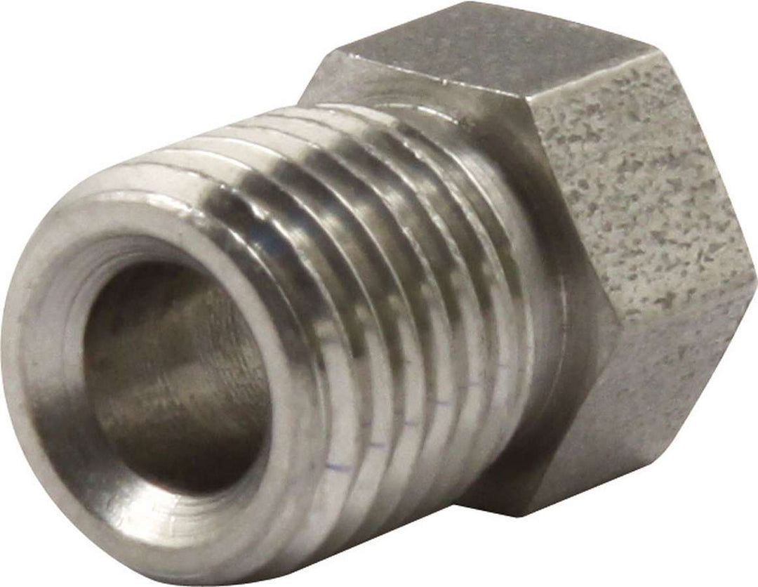Allstar Fitting Flare Nut 3/8"-24 Inverted Flare Male Stainless Natural 3/16" Hardline Set of 10 ALL50111