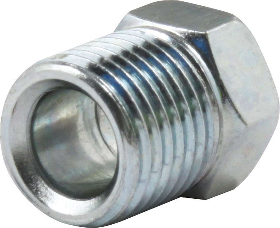 Allstar Fitting Flare Nut 7/16"-24 Inverted Flare Male Steel Zinc Oxide 1/4" Hardline Set of 10 ALL50116