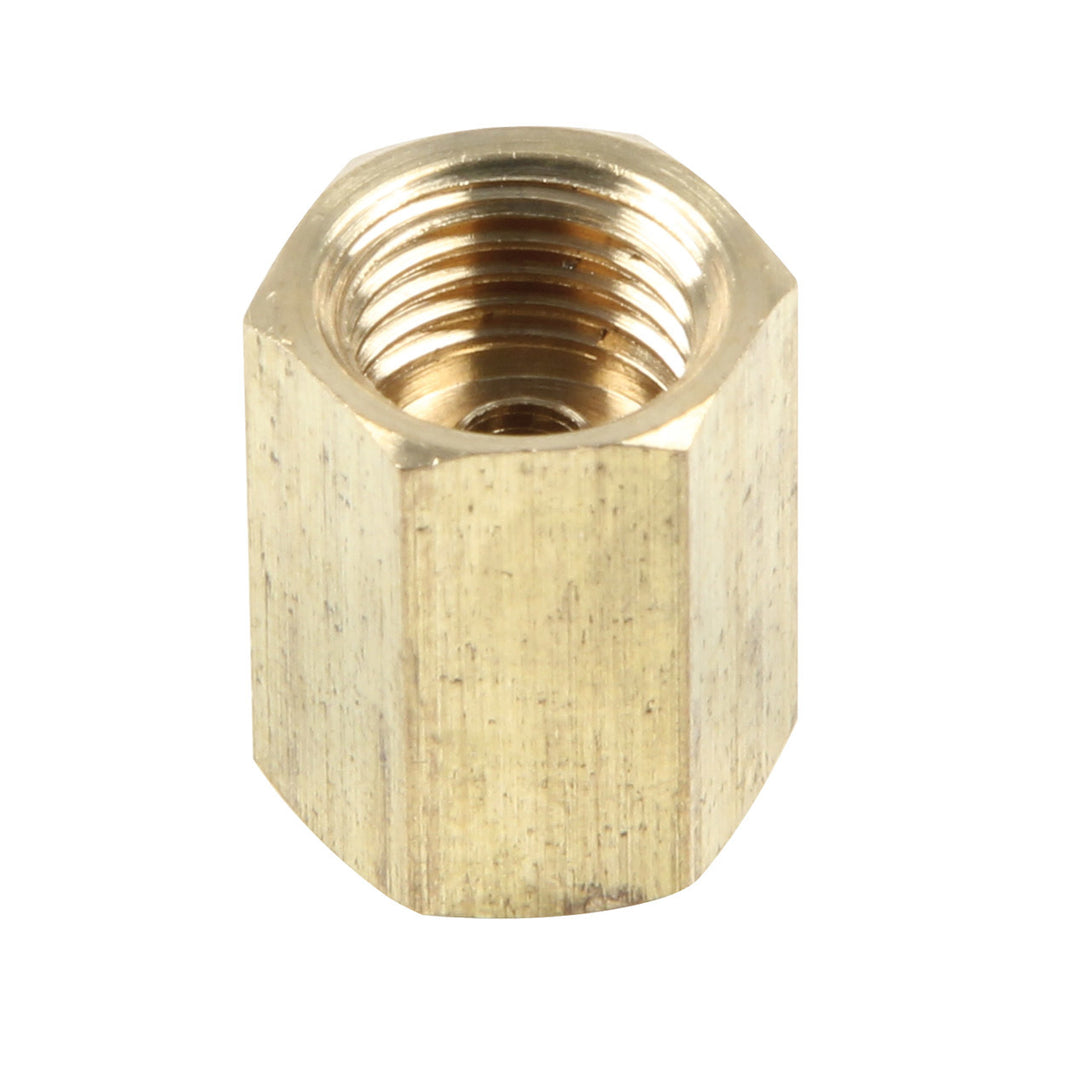 Allstar Fitting Adapter Straight Dual 3/8"-24 Inverted Flare Female Brass Set of 50 ALL50130-50