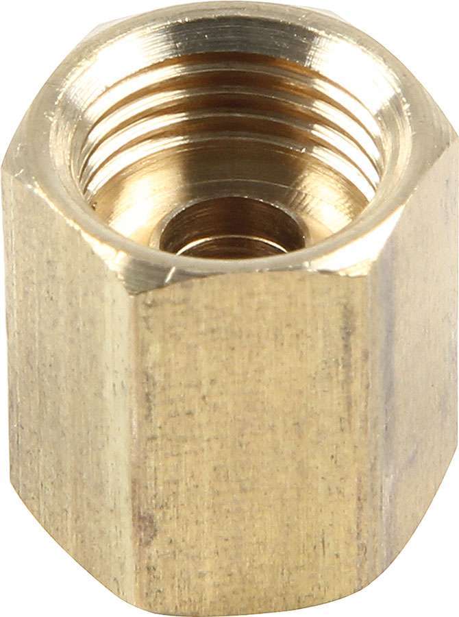 Allstar Fitting Adapter Straight Dual 7/16"-24 Inverted Flare Female Brass Hardline Set of 4 ALL50131