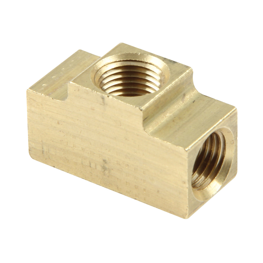 Allstar Fitting Adapter Tee 3/8"-24 Inverted Flare Female x 3/8"-24 Inverted Flare Set of 10 ALL50137-10