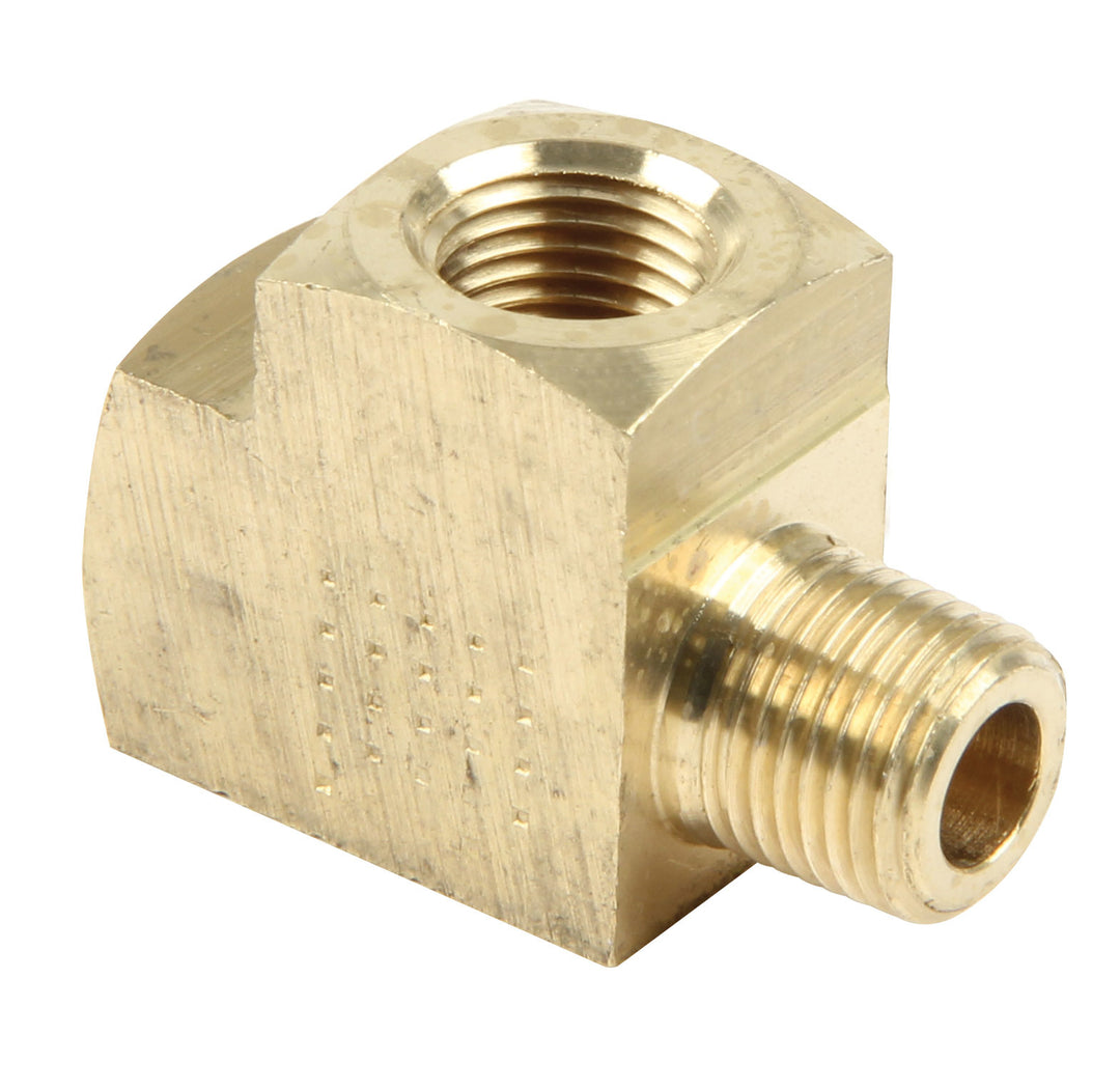 Allstar Fitting Adapter Tee 1/8" NPT Female x 1/8" NPT Female x 1/8" NPT Male Brass Set of 10 ALL50138-10