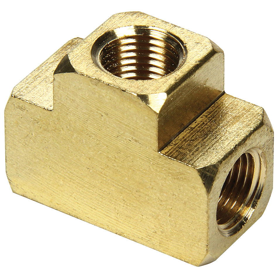 Allstar Fitting Adapter Tee 1/8" NPT Female x 1/8" NPT Female x 1/8" NPT Female Brass Pair ALL50139
