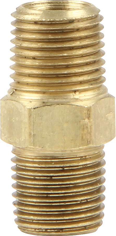 Allstar Fitting Adapter Straight 1/8" NPT Male to 1/8" NPT Male Brass Natural Set of 4 ALL50184