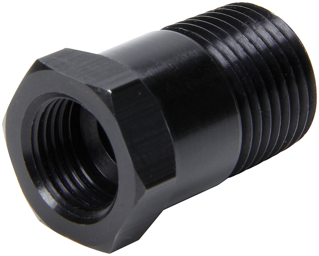 Allstar Fitting Adapter Straight 5/8"-18 Female to 1/2" NPT Male Aluminum Black Anodized ALL50204
