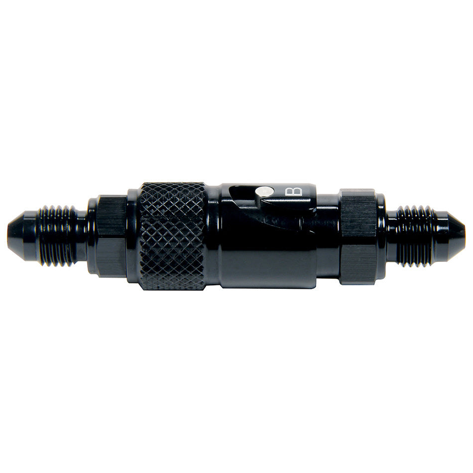 Allstar Fitting Quick Disconnect Both Halves to 3 AN Male Aluminum Black Anodized Kit ALL50212