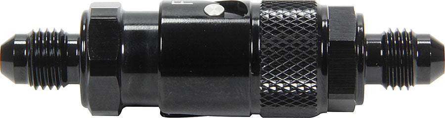 Allstar Fitting Quick Disconnect Both Halves to 4 AN Male Aluminum Black Anodized Kit ALL50213