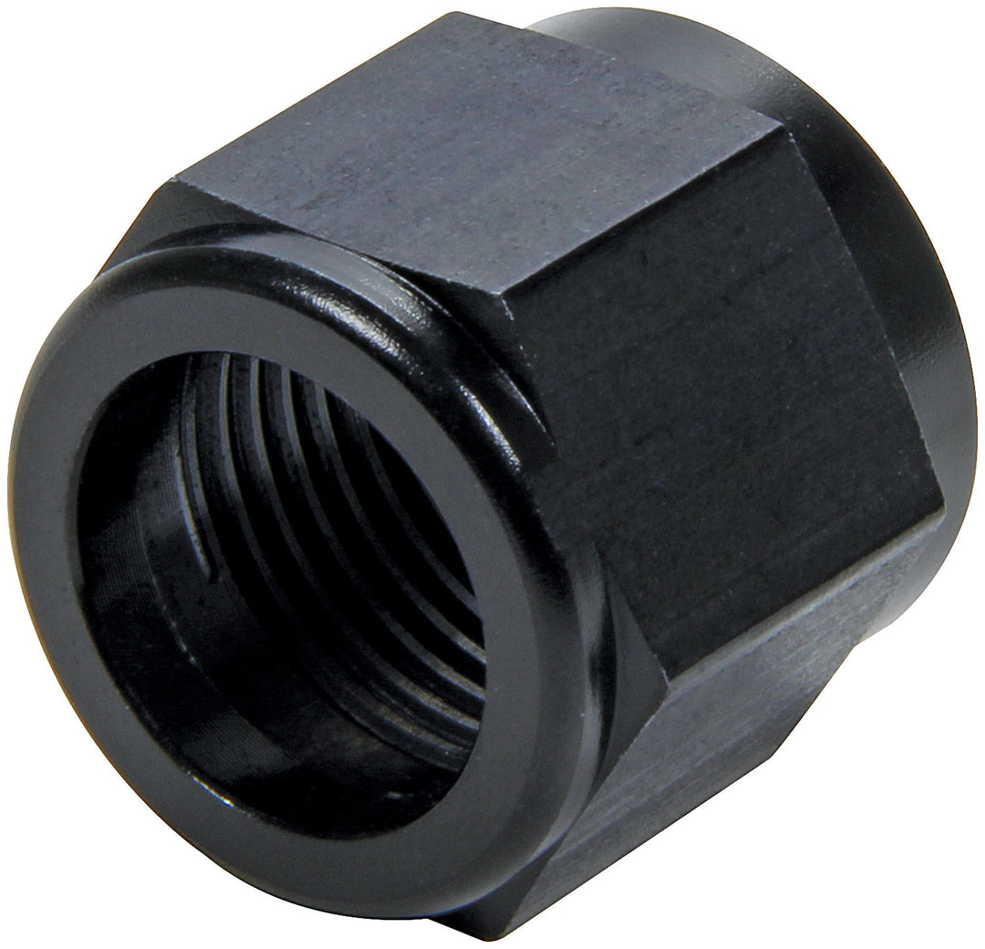 Allstar Fitting Tube Nut 10 AN 5/8" Tube Aluminum Black Anodized Pair ALL50324