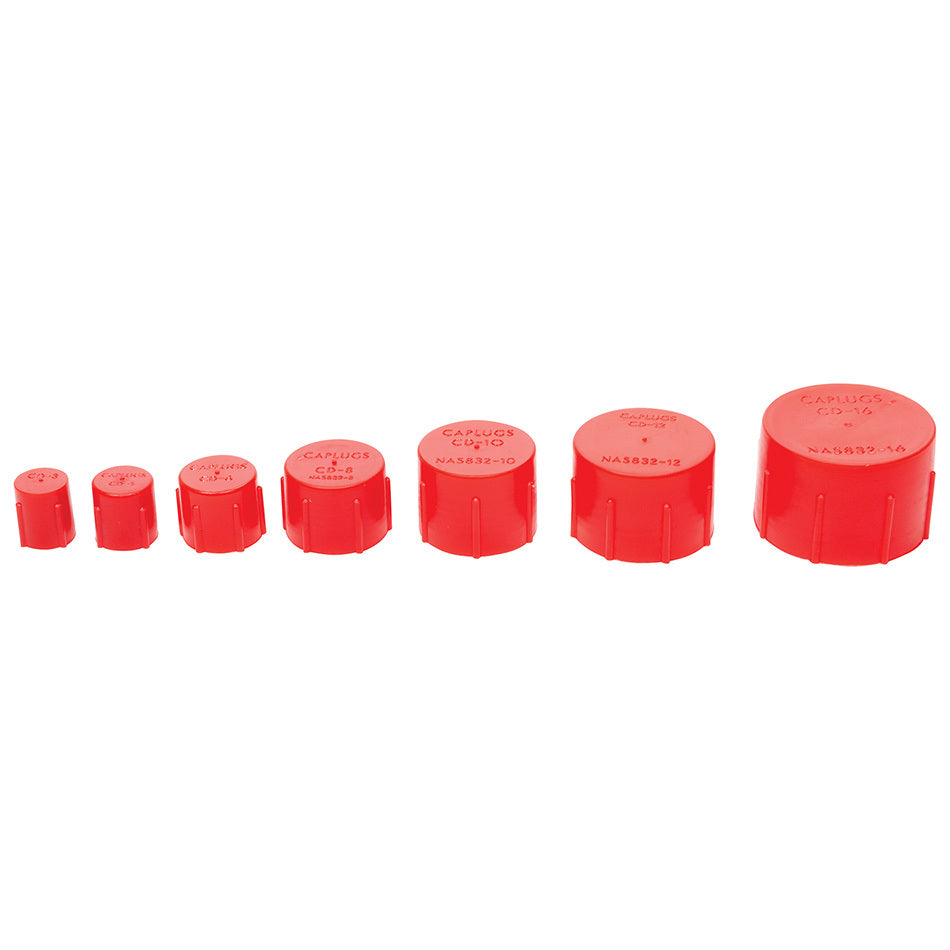 Allstar AN Dust Cap 3 AN-16 AN Plastic Red Kit ALL50800