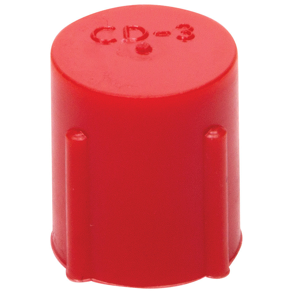 Allstar AN Dust Cap 3 AN Plastic Red Set of 20 ALL50801