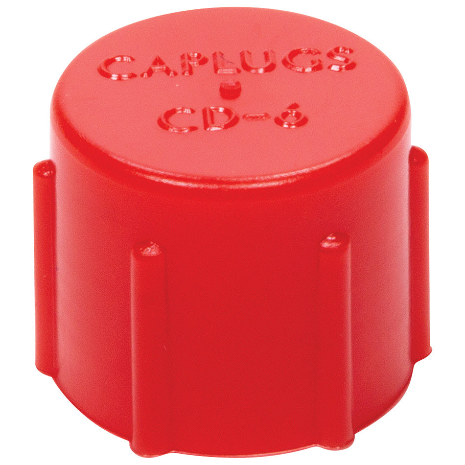 Allstar AN Dust Cap 6 AN Plastic Red Set of 20 ALL50803
