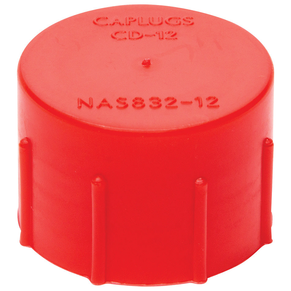 Allstar AN Dust Cap 12 AN Plastic Red Set of 10 ALL50806