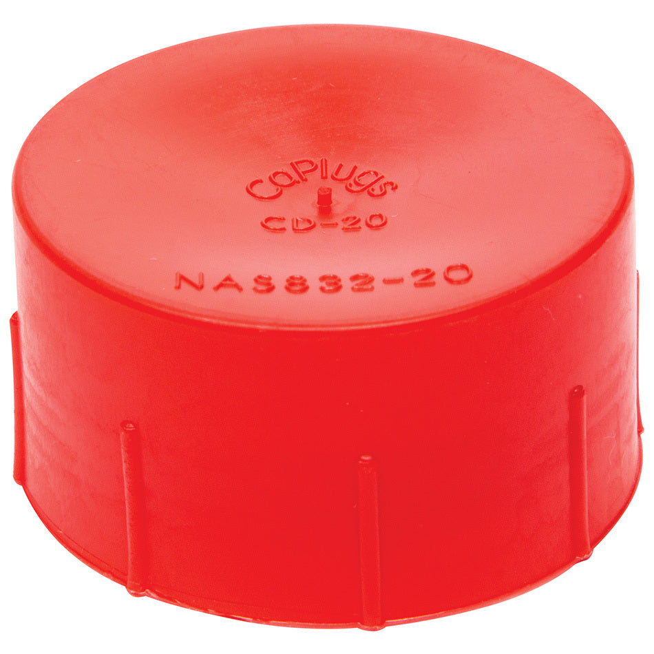 Allstar AN Dust Cap 20 AN Plastic Red Set of 5 ALL50808