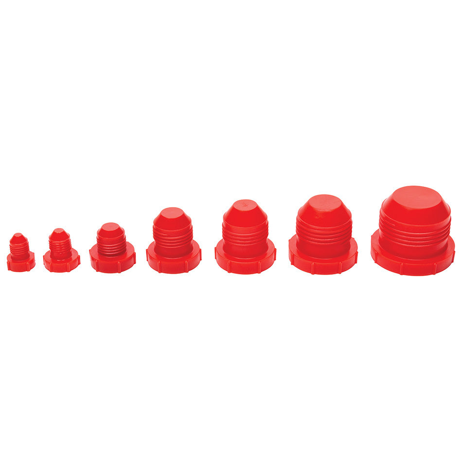 Allstar AN Dust Plug 3 AN-16 AN Plastic Red Kit ALL50810