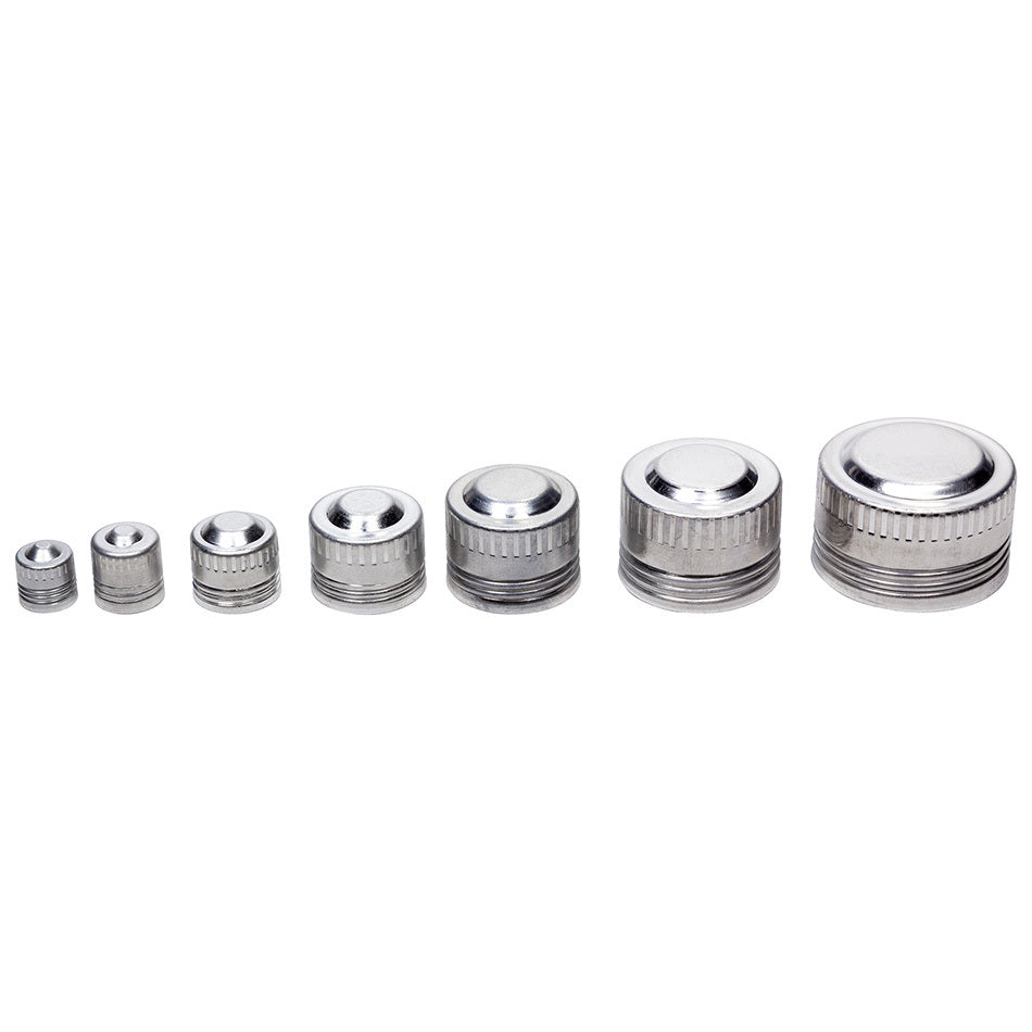 Allstar AN Dust Cap 3 AN-16 AN Aluminum Natural Kit ALL50820