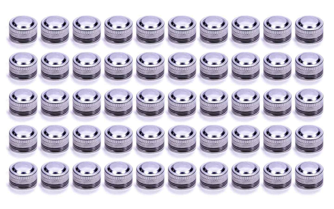 Allstar AN Dust Cap 16 AN Aluminum Natural Set of 50 ALL50827-50