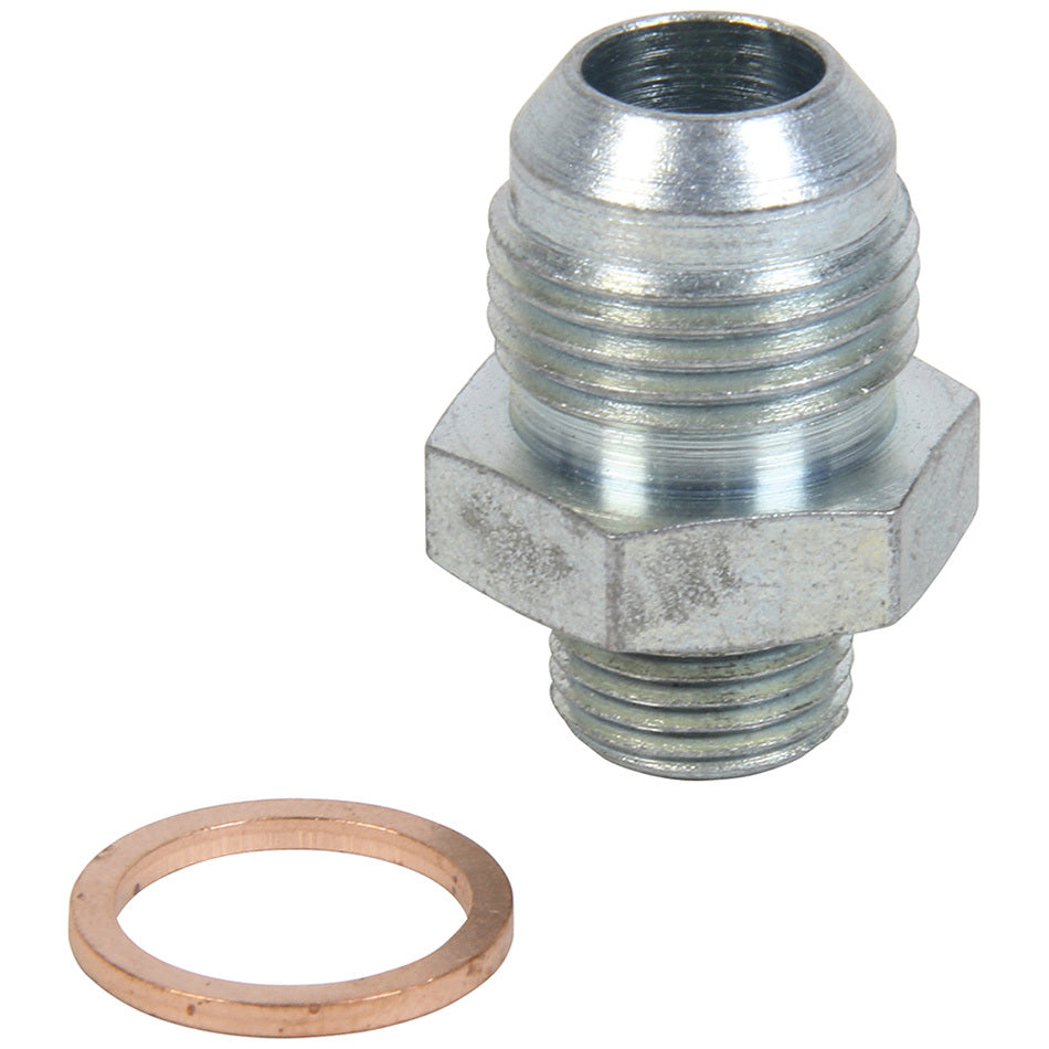 Allstar Fitting Adapter Straight 10 AN Male to 5/8"-18 Male Steel Zinc Oxide ALL50916
