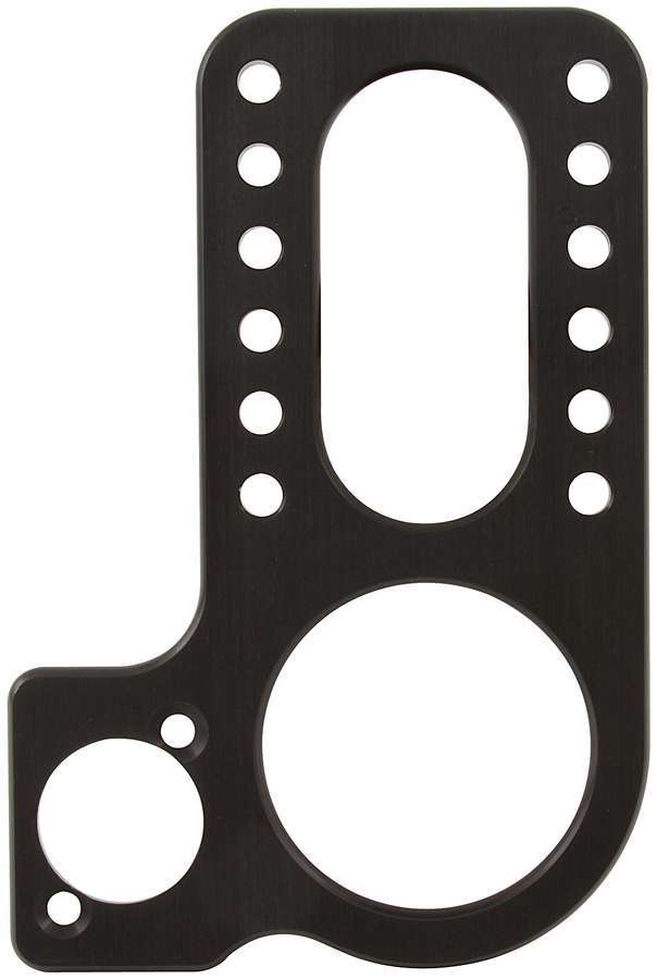 Allstar Steering Box Mount Fuel Shutoff Mount Aluminum Black Anodized MPD Shutoff Valve Sprint ALL52114