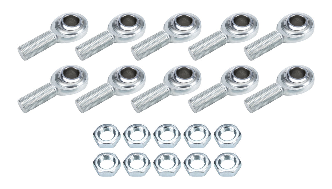 Allstar Steering Shaft Support Spherical Rod End 3/4"-16 Male Thread Oversized Jam Set of 10 ALL52132-10