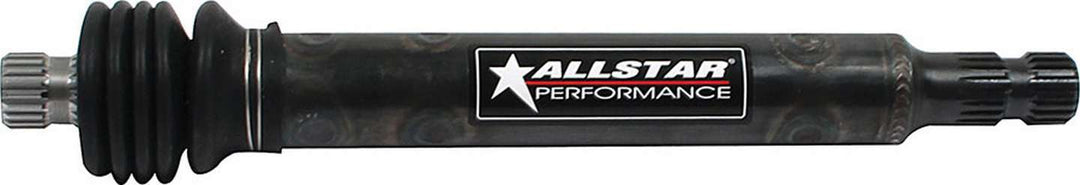 Allstar Steering Shaft Collapsible 13-1/2" 3/4"-20 Spline Collapses 3" Steel Black Paint ALL52171