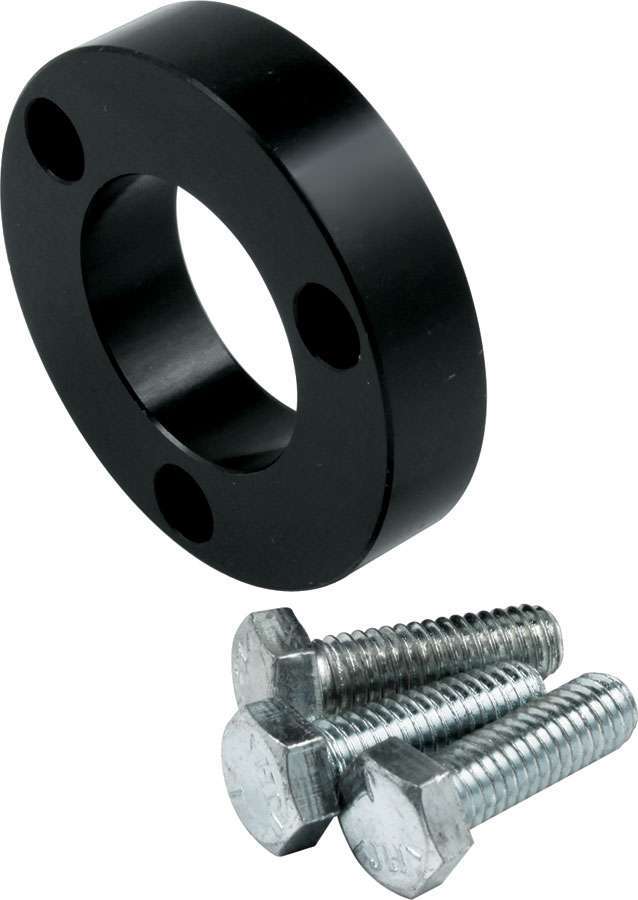 Allstar Steering Wheel Spacer 0.5" Thick Hardware Included Aluminum Black Anodized ALL52310