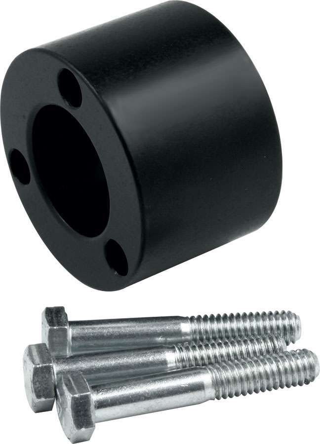 Allstar Steering Wheel Spacer 1.5" Thick Hardware Included Aluminum Black Anodized ALL52314