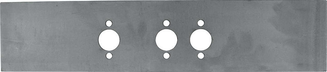 Allstar Floor Pedal Plate 23" Wide 5" Tall 1/8" Thick Steel Natural ALL54050