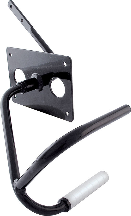Allstar Pedal Assembly Roller Gas Straight Foot Box Mount Tubular Steel Black Powdercoat ALL54101