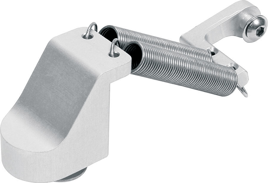 Allstar Return Spring Kit Aluminum Clear Anodized Allstar Throttle Bracket Dominator Kit ALL54196