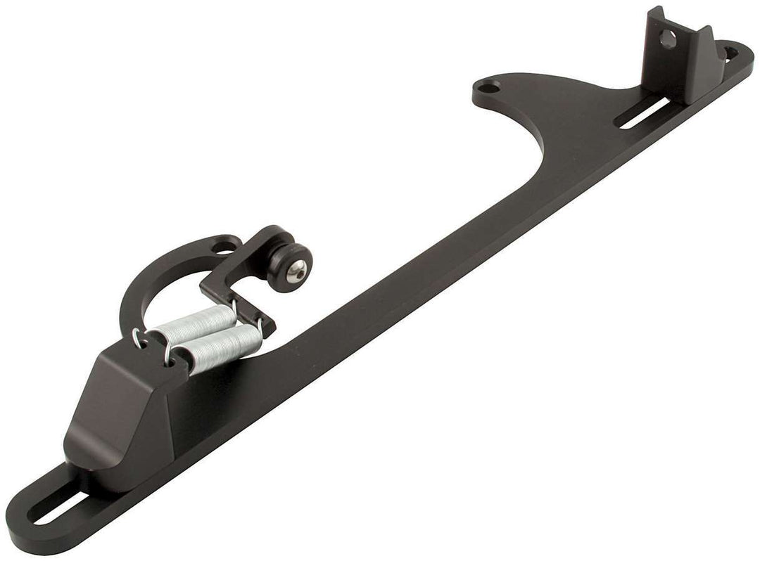 Allstar Throttle Cable Bracket Carb Mount Return Spring Aluminum Black Anodized Lokar Cable Kit ALL54215
