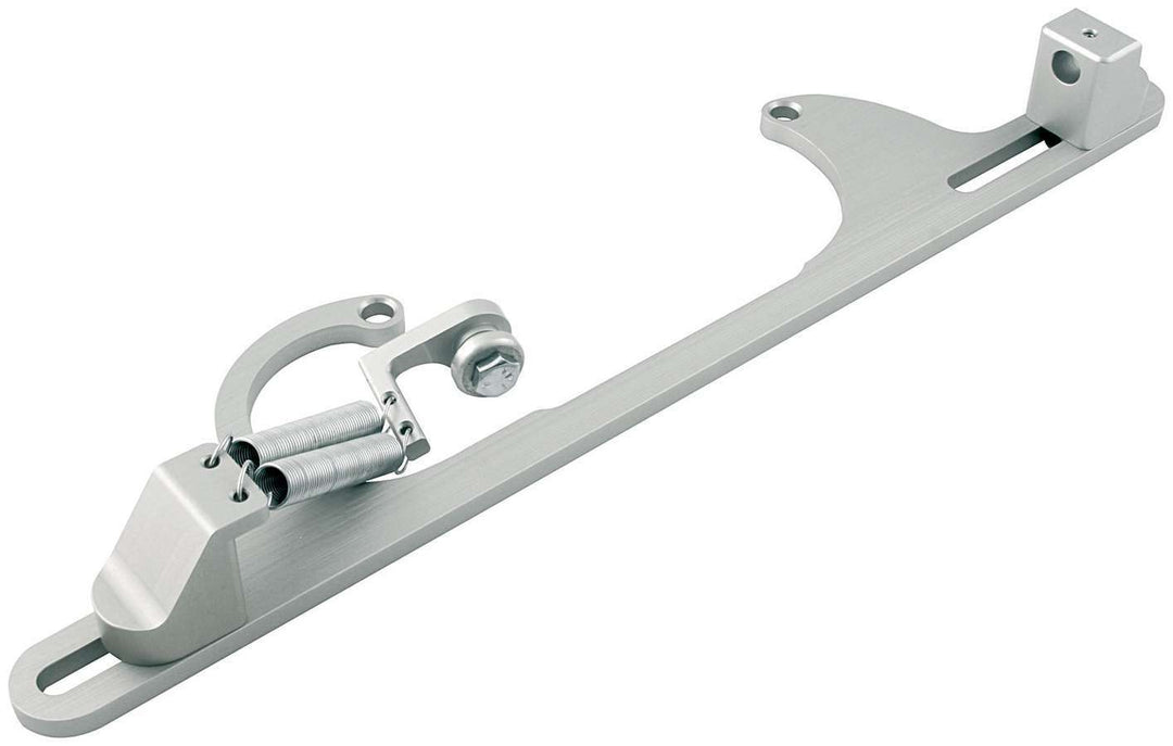Allstar Throttle Cable Bracket Carb Mount Return Spring Aluminum Clear Anodized Morse Cable Kit ALL54218