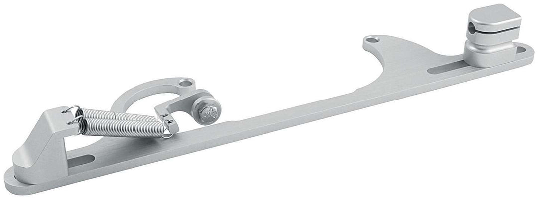 Allstar Throttle Cable Bracket Carb Mount Return Spring Aluminum Clear Anodized Mopar Cable Kit ALL54224