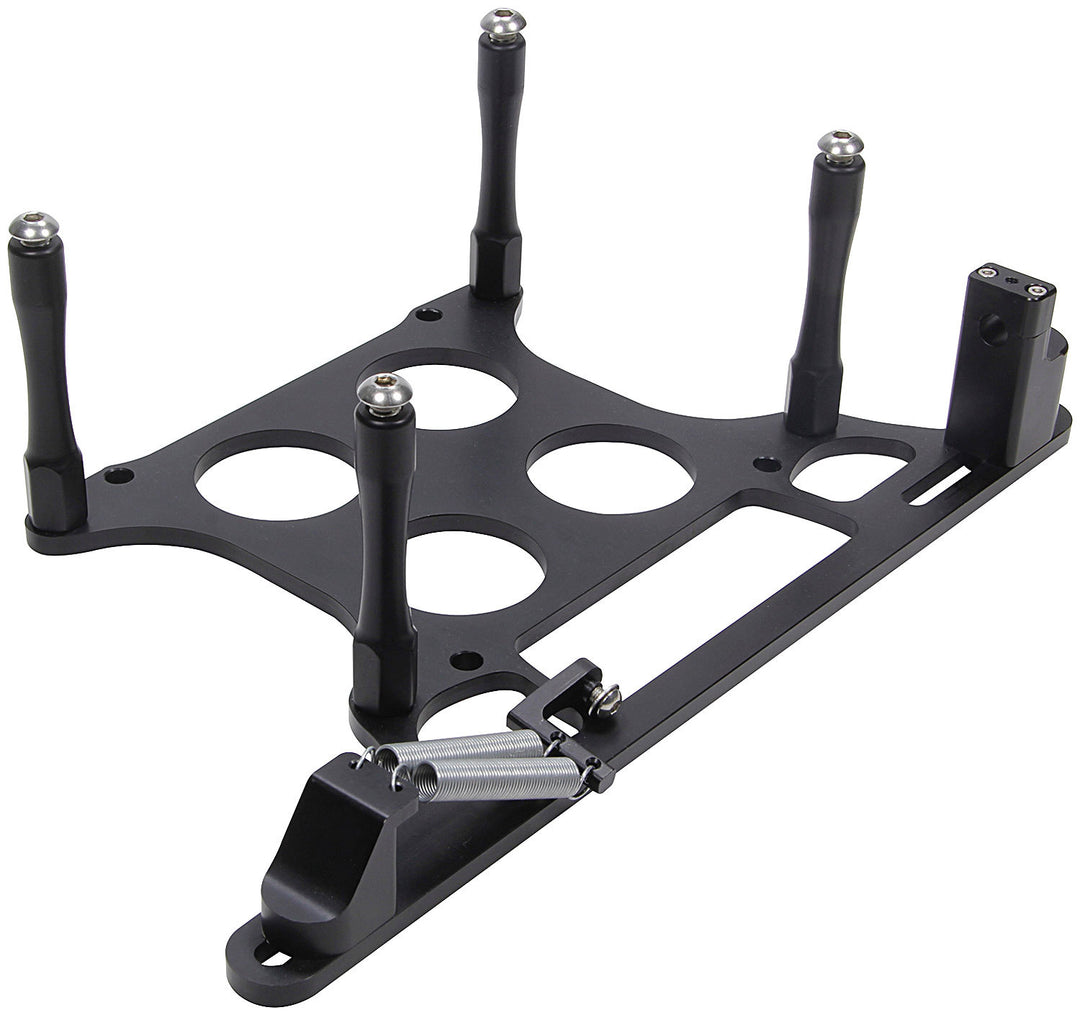 Allstar Scoop Tray Mount Hardware Included Aluminum Black Anodized Dominator Carburetors ALL54304