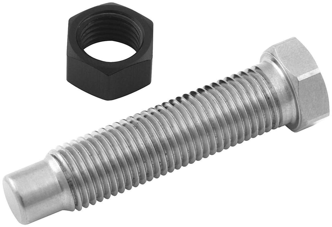 Allstar Torsion Stop Weight Adjuster Bolt 7/16"-20 Thread 1.750" Hex Head Hex Nuts Titanium ALL55027