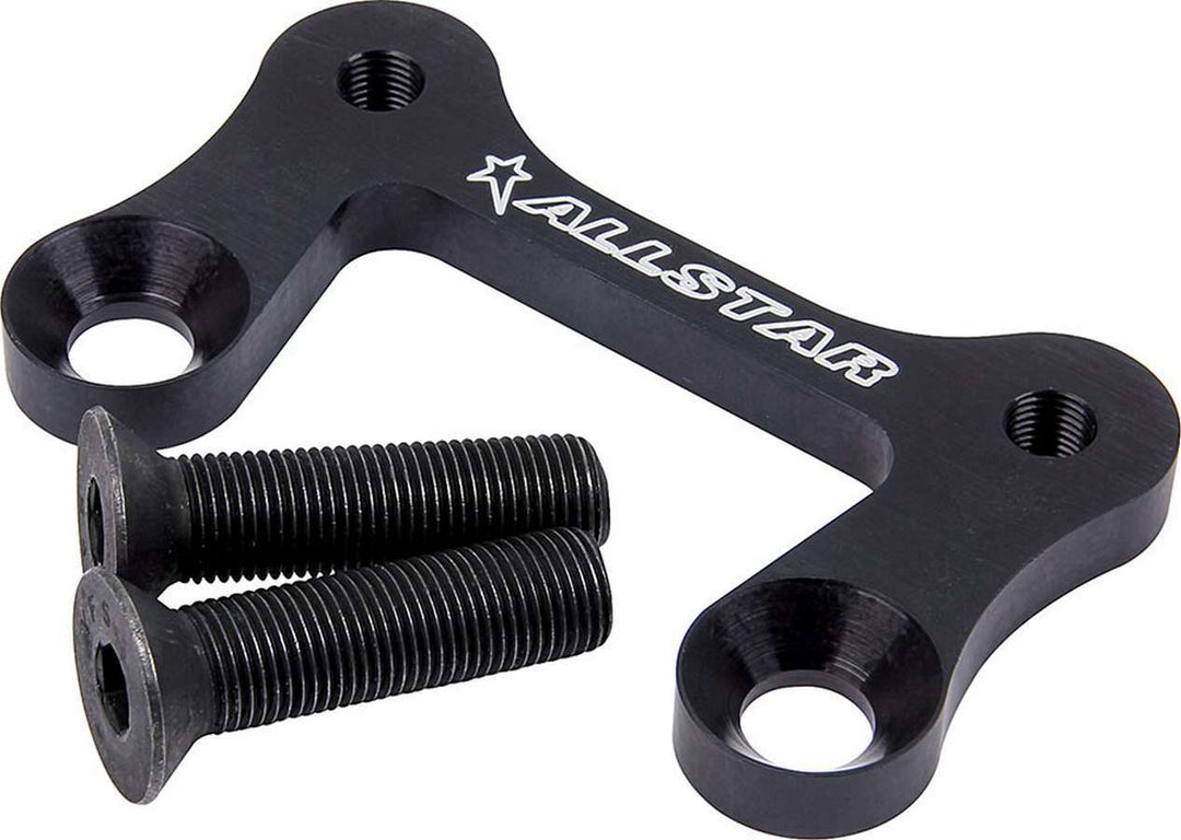 Allstar Brake Caliper Bracket Front Driver Side Aluminum Black Anodized 10-7/8" Rotor 3-1/4" Lug ALL55071
