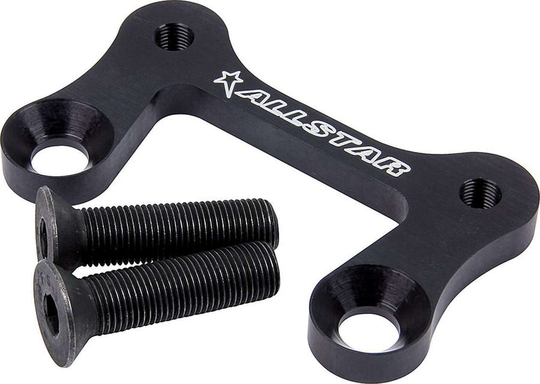 Allstar Brake Caliper Bracket Front Driver Side Aluminum Black Anodized 10-1/8" Rotor 3-1/4" Lug ALL55073