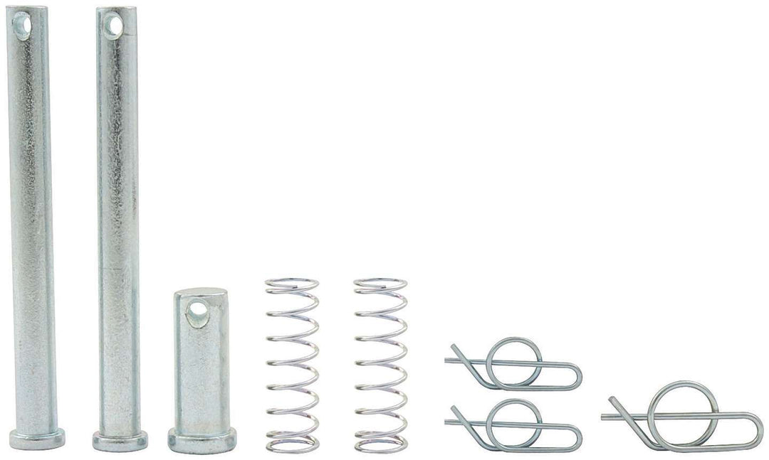 Allstar Jacobs Ladder Pin 1/2" Diameter 1-1/2" Clips / Springs Steel Zinc Oxide Sprint Car Kit ALL55094